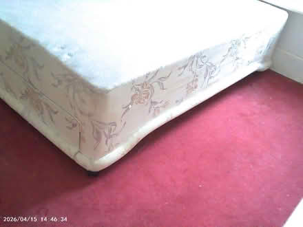 Photo of free King size two drawer divan with mattress. (New Town CO1) #2