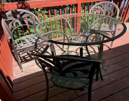 Photo of free Patio Furniture - Needs work (Near Lead Mine Elementary Schl) #1