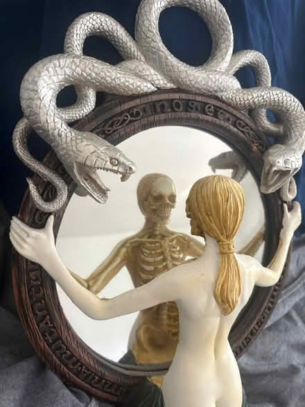 Photo of free Skeleton mirror sculpture (Boston) #1