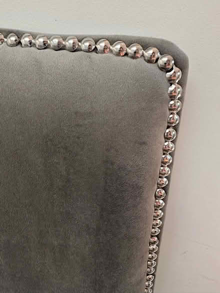 Photo of free Grey suede headboard for single bed (Kensal Rise/Green NW10) #3
