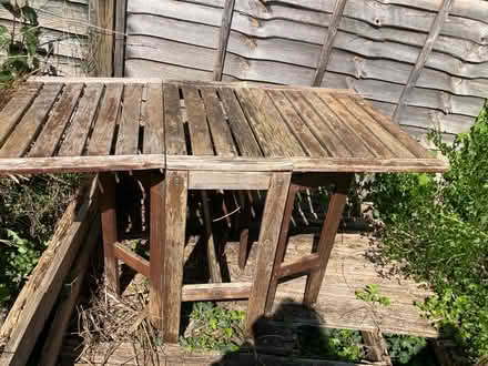 Photo of free IKEA gateleg outdoor table (Wooburn Green, HP10) #1