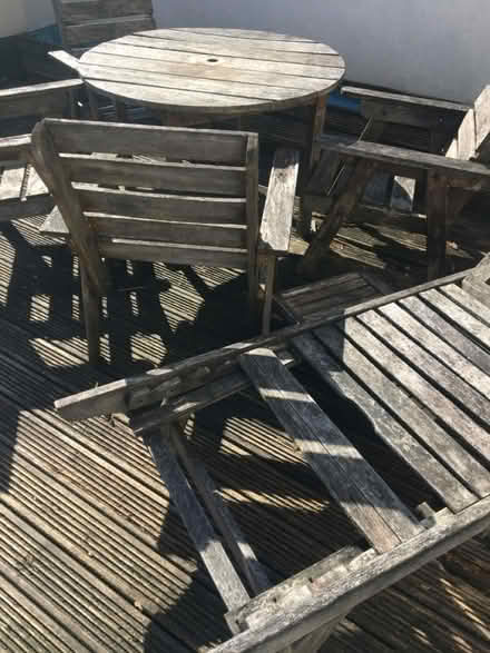 Photo of free Wooden garden furniture (upcycle) (Altrincham 2DP) #4