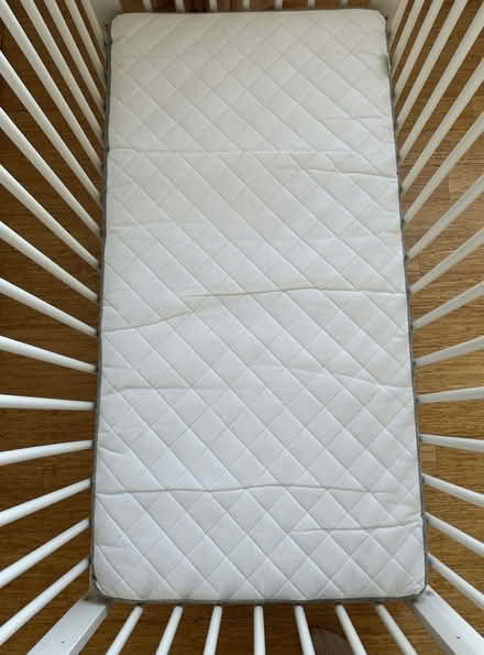 Photo of free IKEA Cot, Mattress, & Bedding (Lodge Moor S10) #1