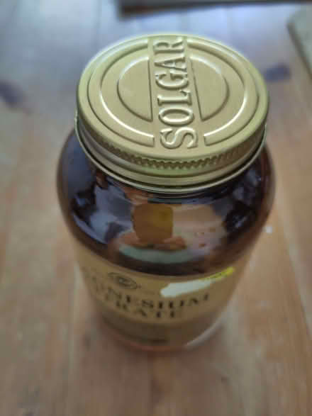 Photo of free Brown glass supplements bottle, empty (Henleaze Ward BS9) #2