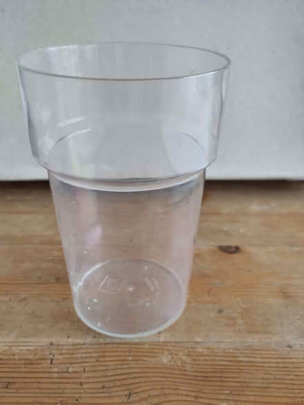 Photo of free 1 pint plastic glass (Henleaze Ward BS9) #1