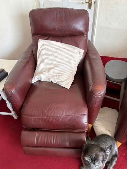 Photo of free recliner 2 seater sofa and chair (GU47 9DF) #2