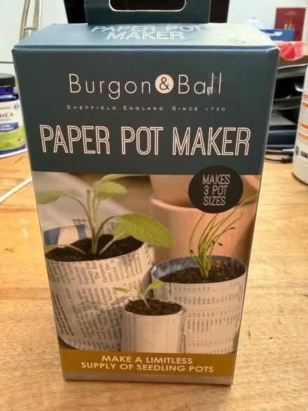 Photo of free Paper plant pot maker (Aldrington BN3) #1