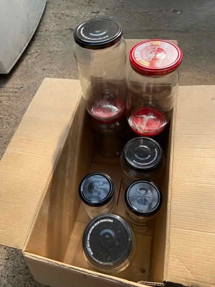 Photo of free Large amount of glass jars and bottles (Amersham Common HP7) #1