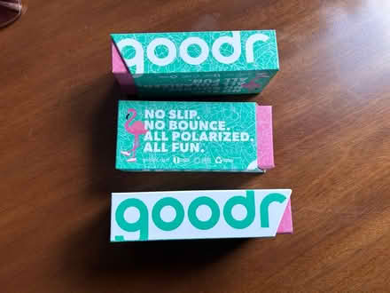 Photo of free 3 solid goodr boxes (Arlington) #1