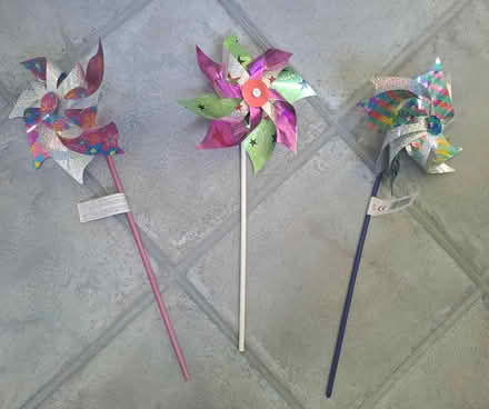 Photo of free 3 x Foil Windmills (Midsomer Norton (BA3)) #1