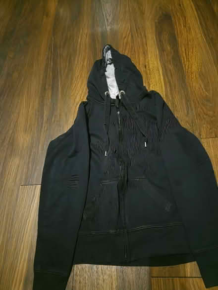 Photo of free Black Zipped Hoddie size 14 (Lightwood ST3) #1