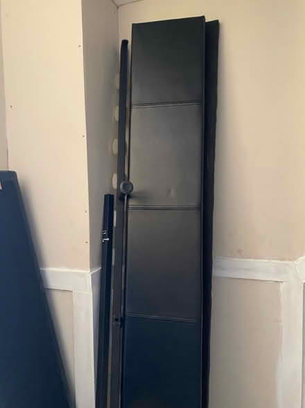 Photo of free Leather double bed (Alvaston) #2