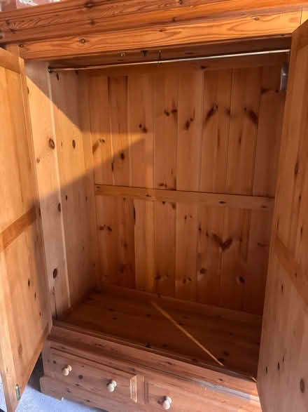 Photo of free Pine Wardrobe (Leigh Sinton WR13) #4