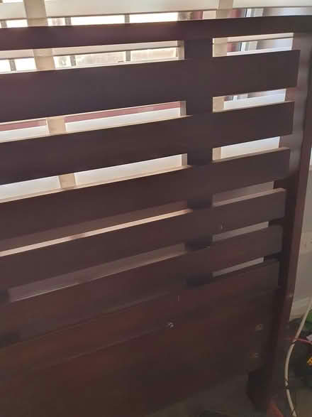 Photo of free King size wood bedframe Cargo Shop (Kelvedon CO5) #2