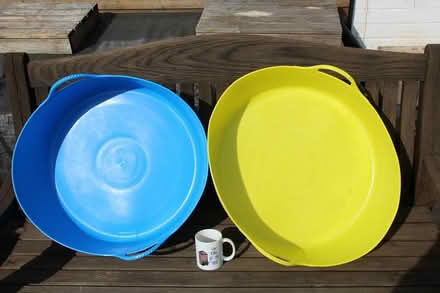 Photo of free Large Plastic Play Bowls (Farnham GU9) #1