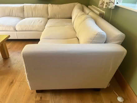 Photo of free Habitat cream corner sofa with sofa bed (Peasemore RG20) #2