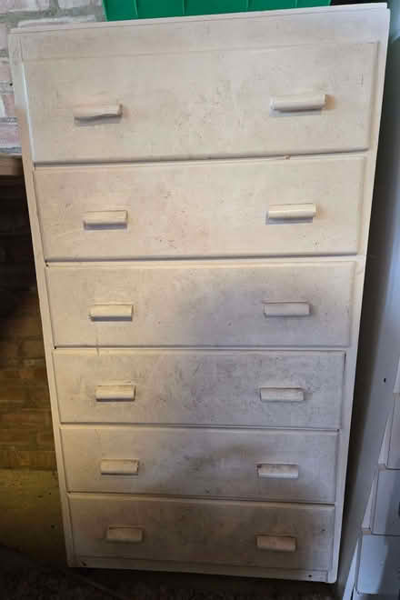 Photo of free White chest of drawers (Bozeat NN29) #1