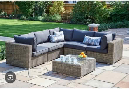 Photo of Worker sofa garden (LS26 Leeds Rothwell) #1