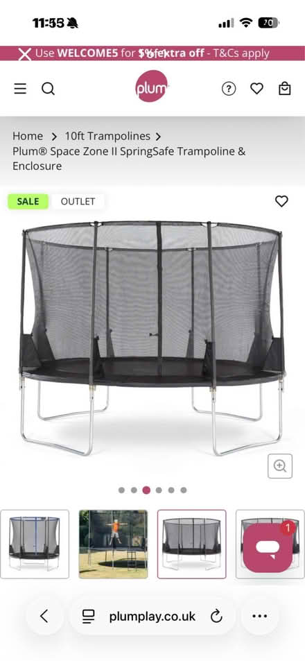 Photo of free Child’s trampoline (Steeple Claydon MK18) #1