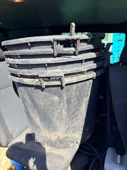 Photo of free 130L Black plastic planters (BS8) #1