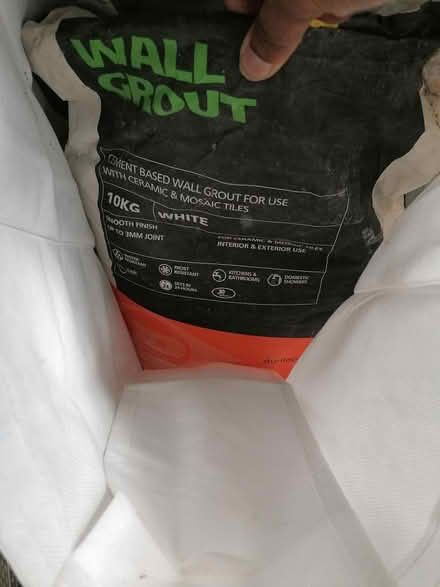 Photo of free Grout, tile adhesive, filler (Manor Park E12) #1