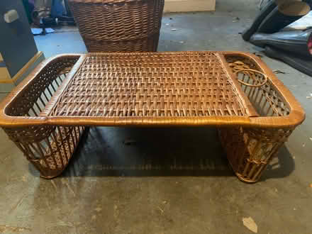 Photo of free Wicker breakfast tray (Jordanhill G14) #1