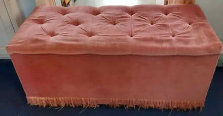 Photo of free Pink Fabric Covered Ottoman (Sutton in Ashfield NG17) #2