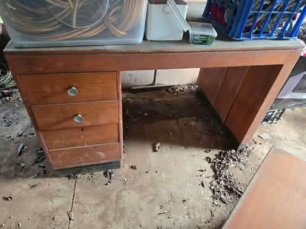 Photo of free Solid Wooden Study Table x4 draws (Mitchelton, Qld) #1