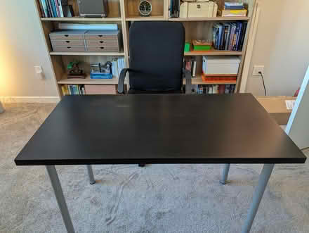 Photo of free Desk and office chair (Menlo Park Haven Ave) #2