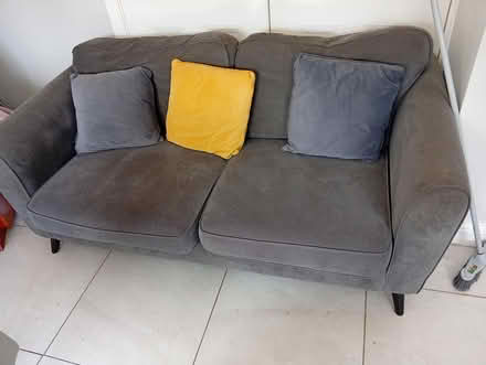 Photo of free two seater grey couch (Kilbarrack) #1
