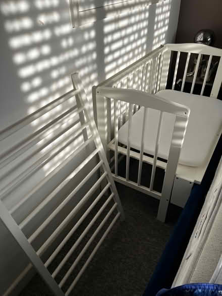 Photo of free Small space saving cot (Winyates Green B98) #2
