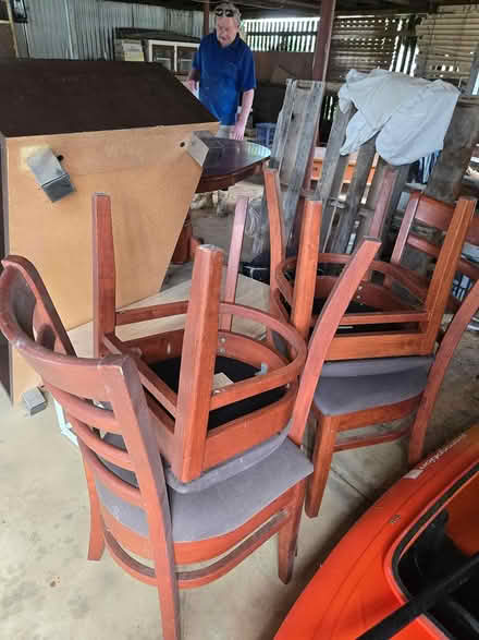 Photo of free Solid Table and x4 Chairs (Mitchelton, Qld) #2