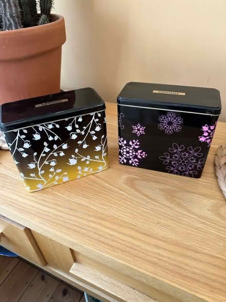 Photo of free Two Twinings tea tins (Cheltenham) #1