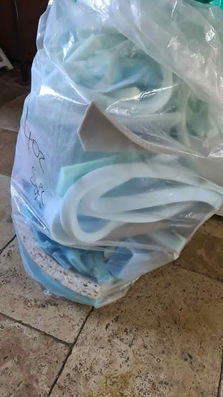 Photo of free Large bag upholstery foam offcuts (Stonehouse GL10) #1