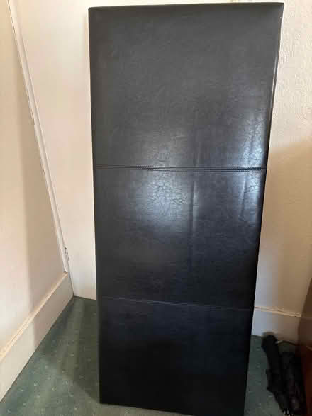 Photo of free faux leather double headboard (Whitton TW3) #1