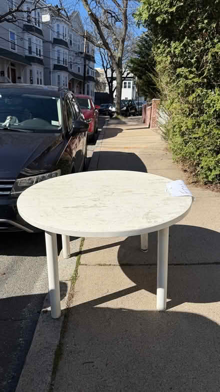 Photo of free Large plastic outdoor table (East Somerville) #1