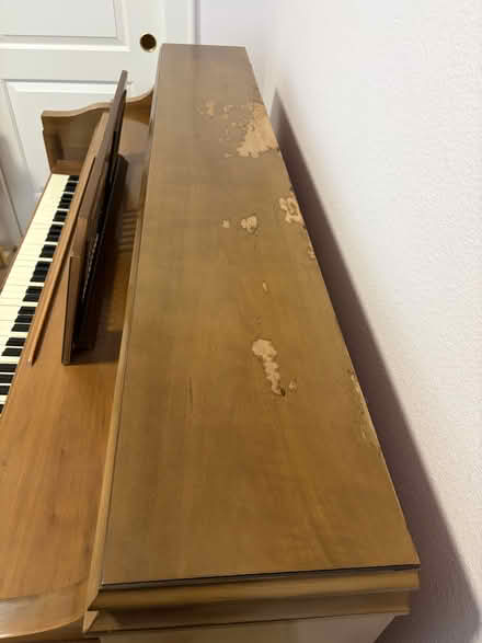 Photo of free Upright Piano with Bench (Menlo Park) #3
