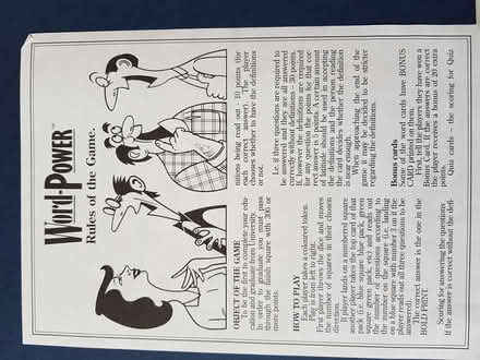 Photo of free Board game 'Word power' (Stroud Merrywalks GL5) #1