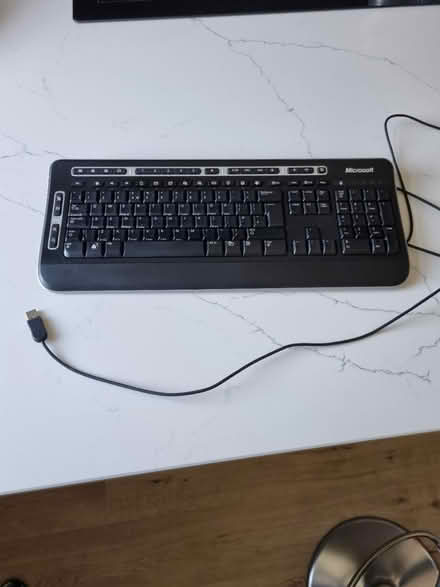 Photo of free Microsoft keyboard with USB cable (Near Lowther Gardens FY8) #1
