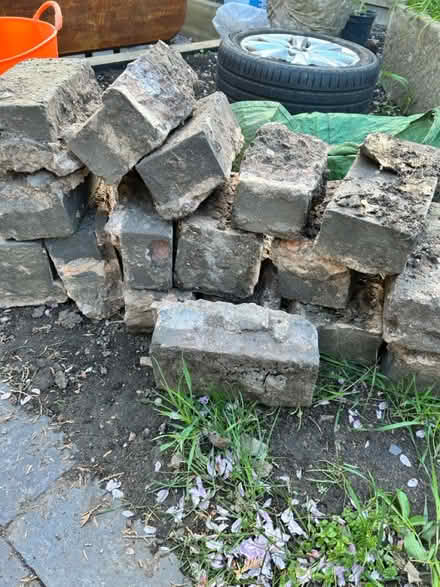 Photo of Blue Victorian engineering bricks (Worcester WR3) #2