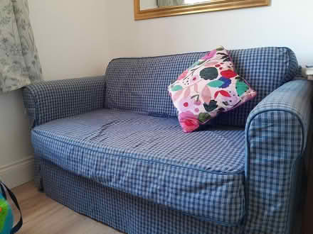 Photo of free Blue ikea single sofa bed (Testwood SO40) #1