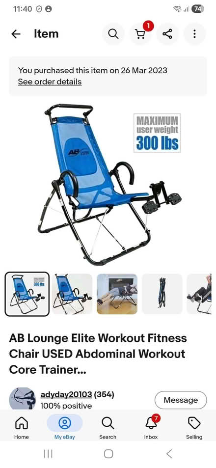 Photo of free Abdo lounge exerciser (Addingham LS29) #1