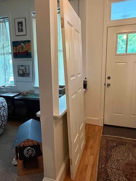 Photo of free Almost new painted door 30”x80” (Brightwood Park/Petworth DC) #1