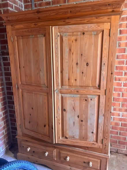 Photo of free Pine Wardrobe (Leigh Sinton WR13) #1