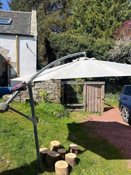 Photo of free Large garden parasol (Cambusbarron FK7) #1