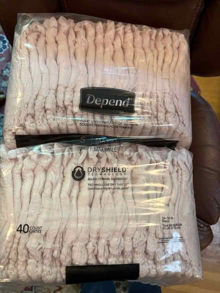 Photo of free Adult Lady Depends, and diapers (Snellville, Georgia) #2