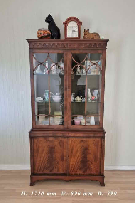 Photo of free Glass fronted display case. (Brickhill MK41) #1