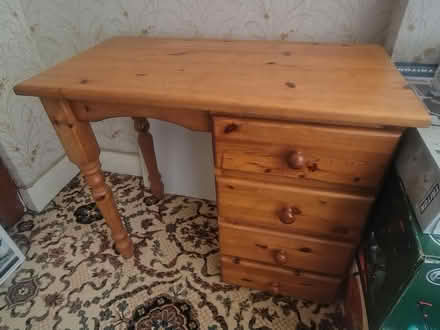 Photo of free Solid wood desk/dressing table (TW7 4) #2