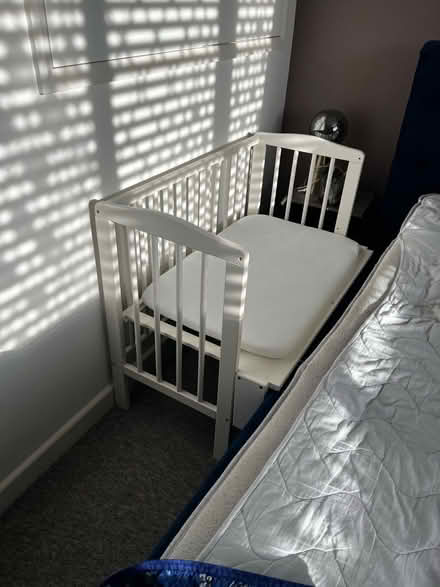 Photo of free Small space saving cot (Winyates Green B98) #3