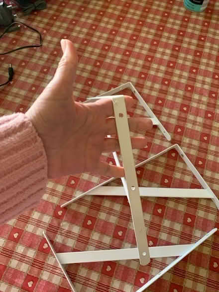 Photo of free 4 metal shelf brackets (Morecambe LA4) #2